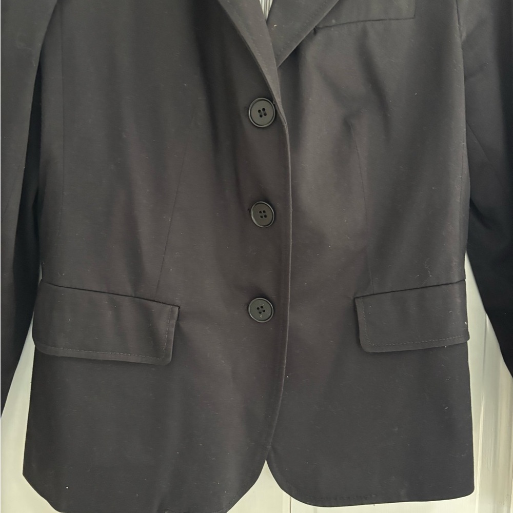 Talbots Women's Classic Black Blazer - Picture 2 of 7